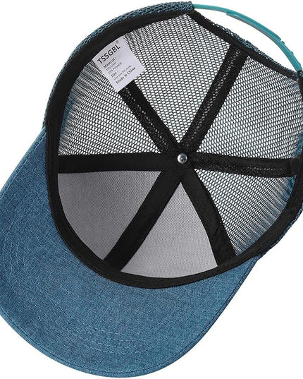TSSGBL M, L, XL, XXL Snapback Trucker Hats Baseball Caps Adjustable Blank Mesh Back Ball Caps for Men Women
