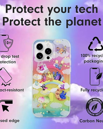 Sonix Protective Cases for iPhone 15 Pro Max | Compatible with MagSafe | 10ft Drop Tested | Care Bears x Sesame Street
