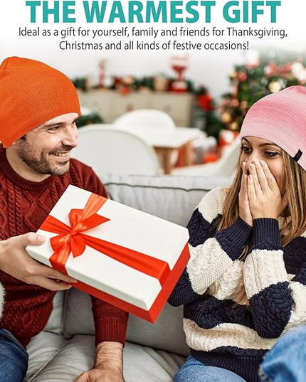 Beanie for Men, Soft Cotton Beanie for Women, Warm Unisex Winter Hat, Running Skull Cap for Cold Weather Activities