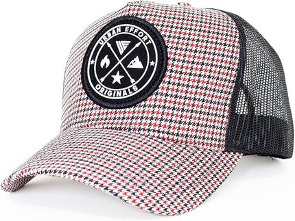 Urban Effort Mesh Back Cap - for Men and Women Baseball Hat 5-Panel Trucker Hat - Great Snapback Closure for Hunting & Hiking