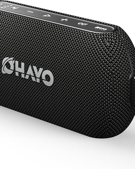OHAYO 40W Wireless Portable Bluetooth Speaker with Lights, IPX7 Waterproof, Stereo Loud Sound, RGB Lights,TWS Pairing, AUX&TF-Card in, for Home/Party/Travel/Outdoor/Beach