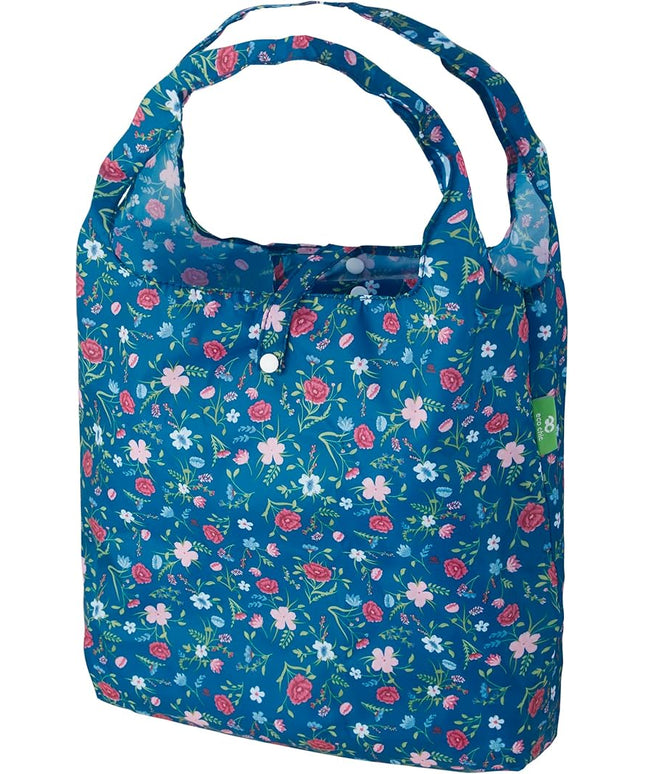 ECO CHIC Foldable Reusable Grocery Bags - Lightweight, Recycled & Reusable Shopping Bag - Waterproof Packable Tote