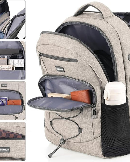 YAMTION School Backpack for Women and Teen Girls,College Bookbag Laptop Back Pack School Bag with USB Port for High School College Students Work