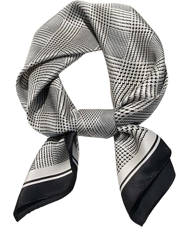 100% Mulberry Silk Scarf for Women Hair Lightweight Square Neckerchief Wrap For Head Scarves 21"