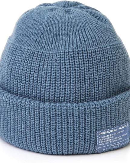 UNDERCONTROL Winter Trawler Fisherman Beanie Men Women Unisex Stylish Plain Docker Skull Hat Roll up Watch Cap Color Pack