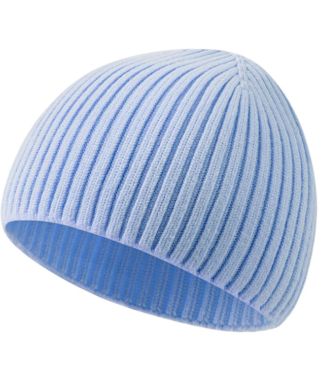 choshion Wool Knit Fisherman Beanie Hat for Men Women,Cuffless Warm Short Cuff Beanies Toboggan Ski Hats Winter Skull Cap