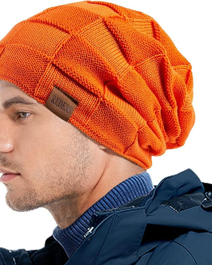 REDESS Beanie Hat for Men and Women Winter Warm Hats Knit Slouchy Thick Skull Cap