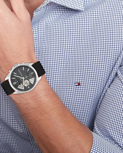 Tommy Hilfiger Men's Quartz Multifunction Watch - Stainless Steel - 5ATM/50 Meters Water Resistance - A Timeless, Modern Classic - Gift for Him - 43.5mm