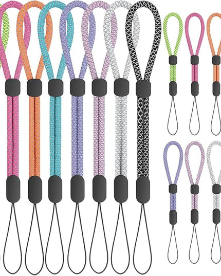 Hand Wrist Strap Lanyard, Adjustable Nylon Colorful for Mobile Phone, Camara, USB Flash Drive, ID Name Tag Badge