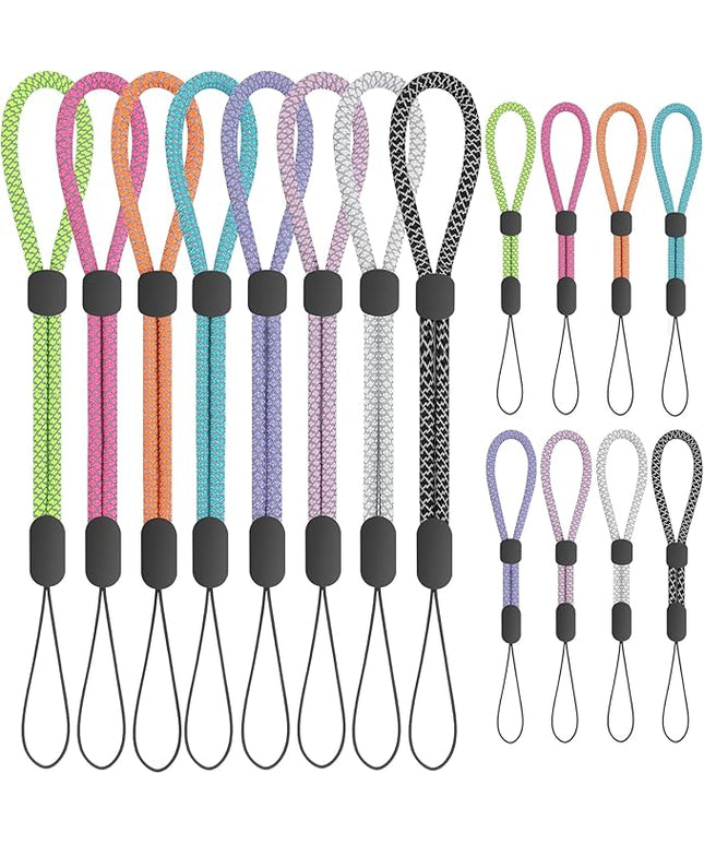 Hand Wrist Strap Lanyard, Adjustable Nylon Colorful for Mobile Phone, Camara, USB Flash Drive, ID Name Tag Badge