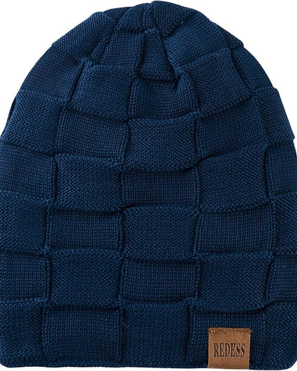 REDESS Beanie Hat for Men and Women Winter Warm Hats Knit Slouchy Thick Skull Cap