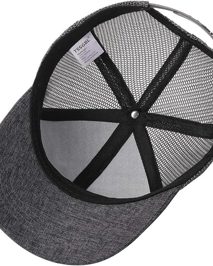 TSSGBL M, L, XL, XXL Snapback Trucker Hats Baseball Caps Adjustable Blank Mesh Back Ball Caps for Men Women