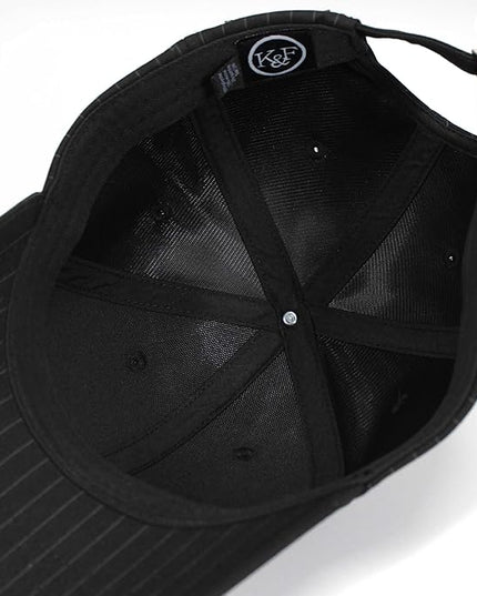 Fashion Baseball Hats for Men by King & Fifth | The Senna Baseball Cap with Low Profile & Menswear Fabric + Baseball Caps