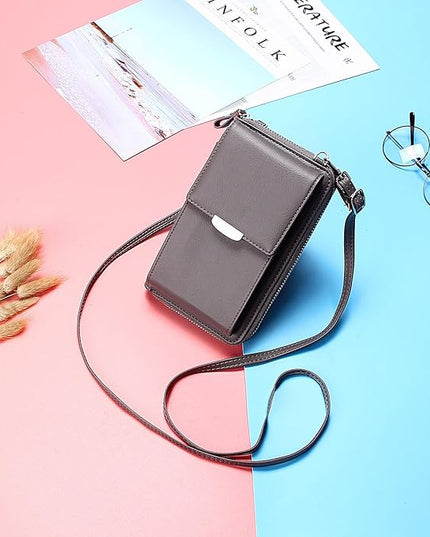 KUKOO Small Crossbody Bag Cell Phone Purse Wallet with Credit Card Slots for Women