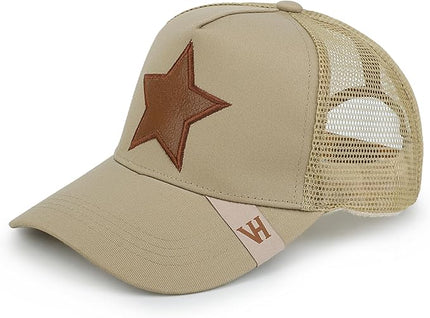 VINTAGE HAVANA Trucker Hats Women | Mesh Adjustable Snapback Hat | Men & Women Cute Trendy Fashion Baseball Cap