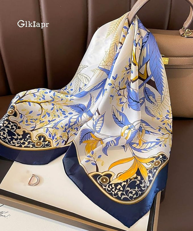 Satin Bandana Headscarf for Women Silky Hair Scarves for Fashion Lightweight