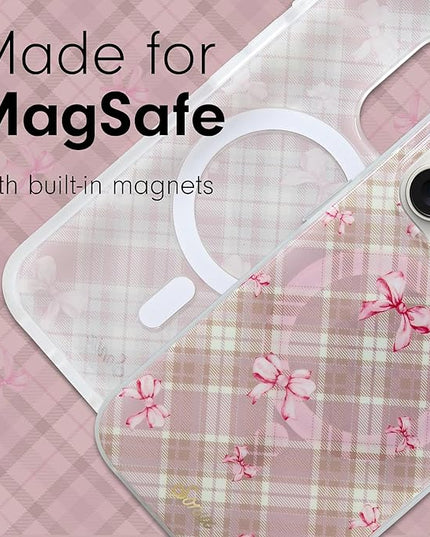 Sonix Protective Phone Case for iPhone 15 Pro Max | Compatible with Magsafe | 10ft Drop Tested | Clueless Pink