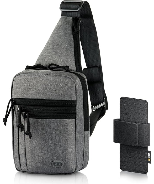 M-Tac CCW Sling Bag for Men & Women - EDC Shoulder Bag Tactical - Crossbody Concealed Carry Bag - Mens Chest Pack