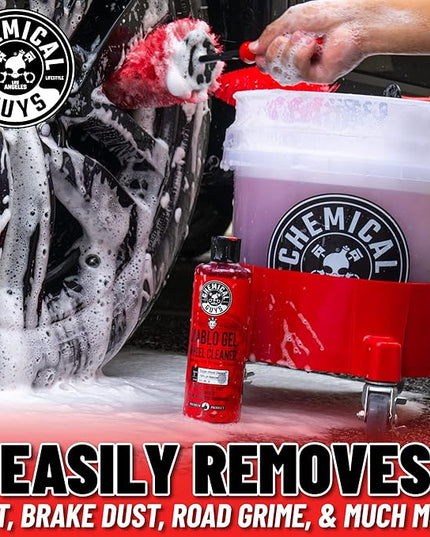 Chemical Guys CLD_997 Diablo Gel Oxygen Infused Foam Wheel and Rim Cleaner, Concentrated (Safe on All Wheel & Rim Finishes), for Cars, Trucks, SUVs, Motorcycles, RVs & More 128 fl oz (1 Gallon)