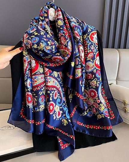 Silk Scarf Mulberry Silk Fashion Scarves Long Lightweight Shawl Wrap …