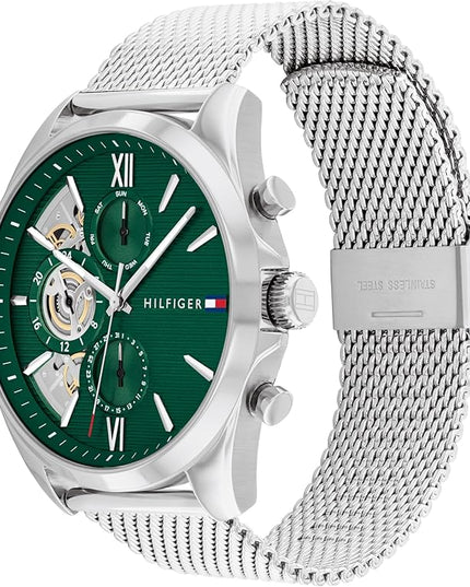 Tommy Hilfiger Men's Quartz Multifunction Watch - Stainless Steel - 5ATM/50 Meters Water Resistance - A Timeless, Modern Classic - Gift for Him - 43.5mm