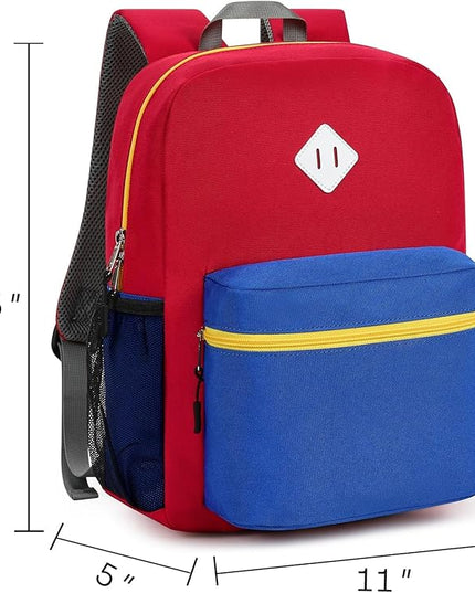 STEAMEDBUN Kids Backpack Boy 4-6, Boys Backpack for Elementary Kindergarten School - 15inch