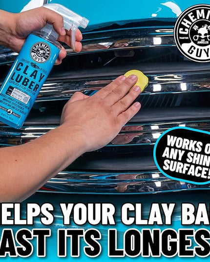 Chemical Guys Starter Car Care & Cleaning Kit, 7-Piece Detailing Car Wash Kit with 6 Premium 16 oz Care Chemicals and Accessories for Washing, Waxing, and Interior Cleaning