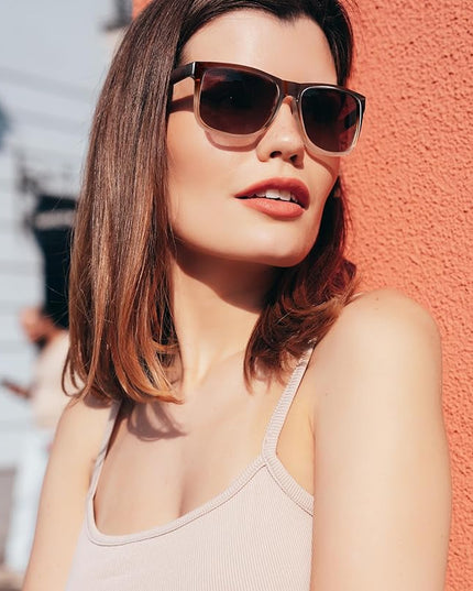 Sunglasses-women Polarized Sunglasses-womens: Trendy Sun Glasses polarized UV400 Protection Fashion Sun glasses