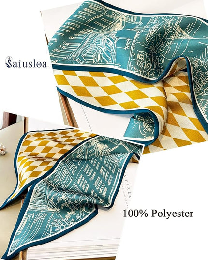 Purse Scarf For Handbags Head Scarves For Women's Hair Bags Scarfs Long Skinny Scarves Fashion Silky