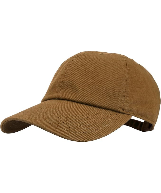 Gelante Baseball Cap Dad Hat 100% Cotton Polo Style Plain Blank Adjustable Size.