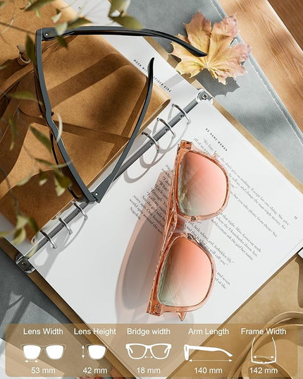 Sunglasses-women Polarized Sunglasses-womens: Trendy Sun Glasses polarized UV400 Protection Fashion Sun glasses