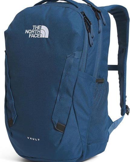 The North Face Vault Everyday Laptop Backpack - Commuter Travel Bag, Water-Repellent Finish, Spacious Compartment, Shady Blue/TNF White-NPF, One Size