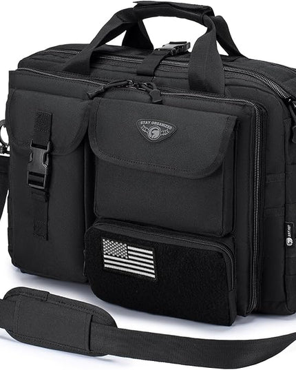 Stypos Tactical Messenger Bag,Tactical Briefcase for Man Military Laptop Bag 14 Inch/15.6 Inch /17.3 Inch Messenger Work Bag