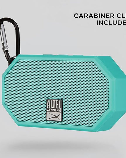 Altec Lansing Mini H2O - Waterproof Bluetooth Speaker, IP67 Certified & Floats in Water, Compact & Portable Speaker for Hiking, Camping, Pool, and Beach