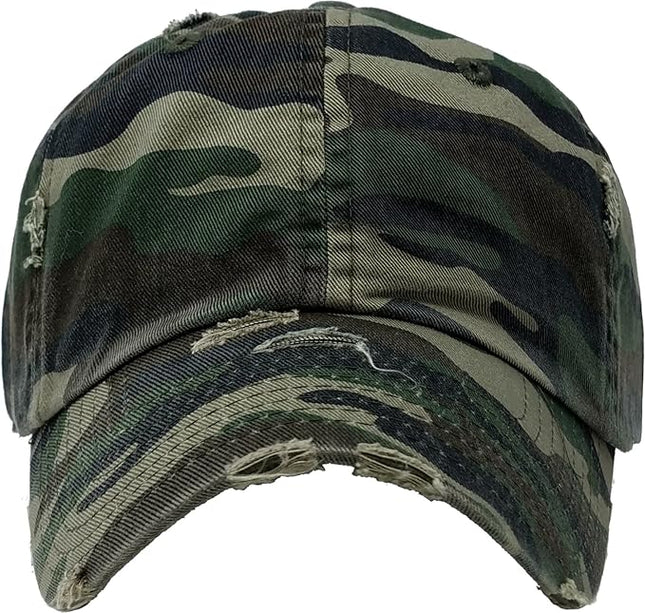 Funky Junque Distressed Baseball Cap