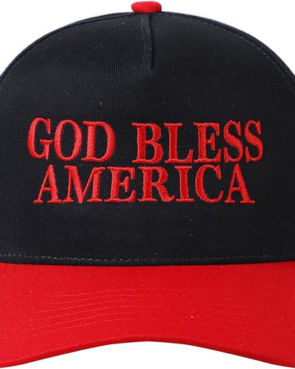 MIRMARU Two-Tone Vintage Canvas Trucker Hats for Men & Women, Adjustable Size Baseball Caps with Trendy Embroidered Design