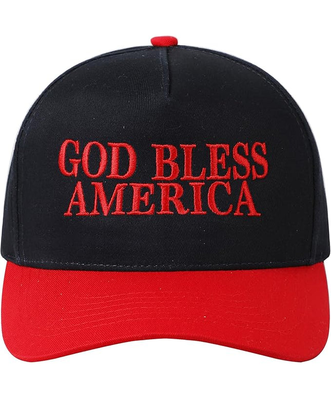 MIRMARU Two-Tone Vintage Canvas Trucker Hats for Men & Women, Adjustable Size Baseball Caps with Trendy Embroidered Design