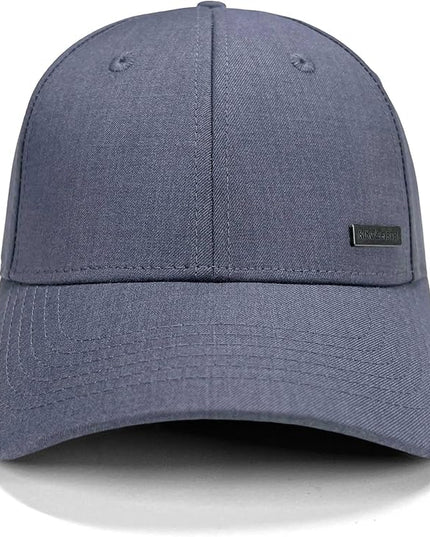 Fashion Baseball Hats for Men by King & Fifth | The Senna Baseball Cap with Low Profile & Menswear Fabric + Baseball Caps