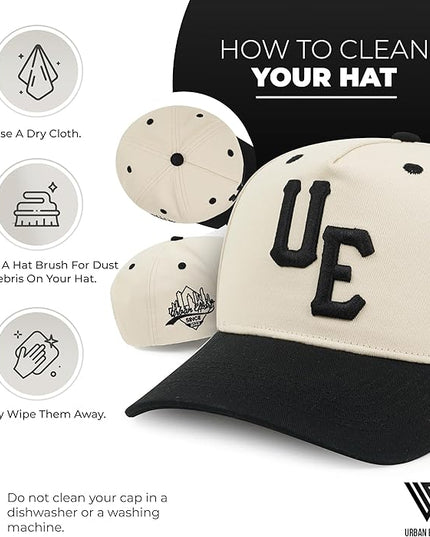 Urban Effort Vintage Trucker hat - for Men Women Baseball Hat - Trendy Sports Snapback Closure for Your Style & Outdoors