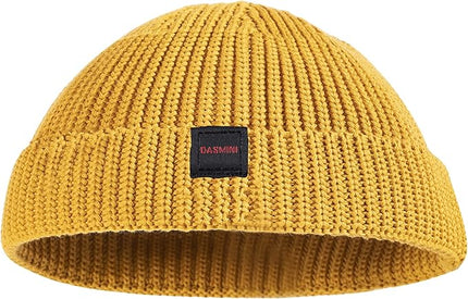 Fisherman Beanie Hats for Men Women,Knit Trawler Skull Cap,Watch Cap,Spring Fall Winter Warm Short Hats