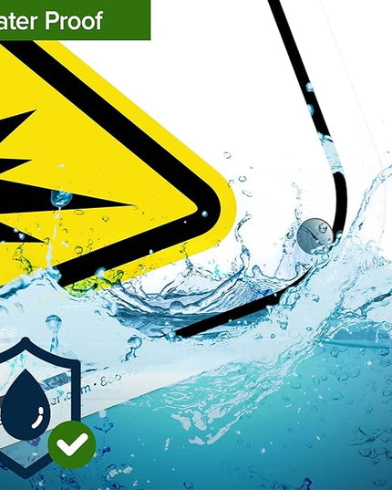 Warning Arc Flash And Shock Hazard Appropriate PPE Required Sign, 12x18 Inches, 55 mil thick HDPS (high density polystyrene), Made in USA by My Sign Center