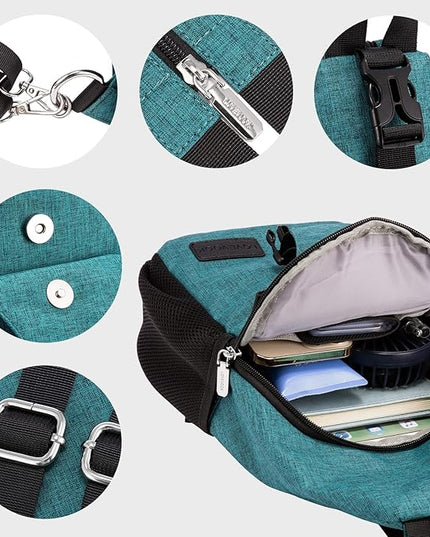 LOVEVOOK Sling Bag for Women Casual Daypack Nylon Crossbody Sling Backpack Travel Shoulder Bag Hiking Daypack