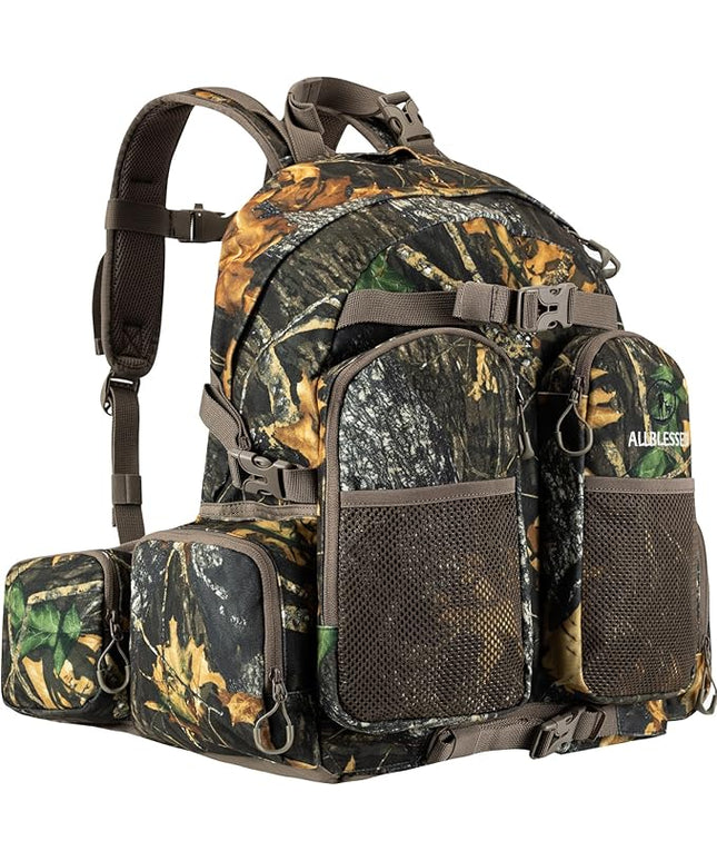 hunting backpack for men Waterproof Camo Hunting Pack gifts for men hunting gear Day Pack-BlessedLeaf-35L