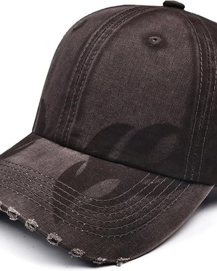 Vintage Baseball Cap, Washed Cotton Trucker Hat for Men & Women, Adjustable Size for Universal Activities