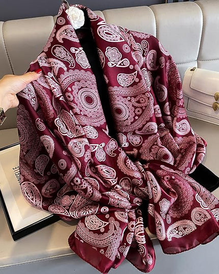 Silk Scarf Mulberry Silk Fashion Scarves Long Lightweight Shawl Wrap …