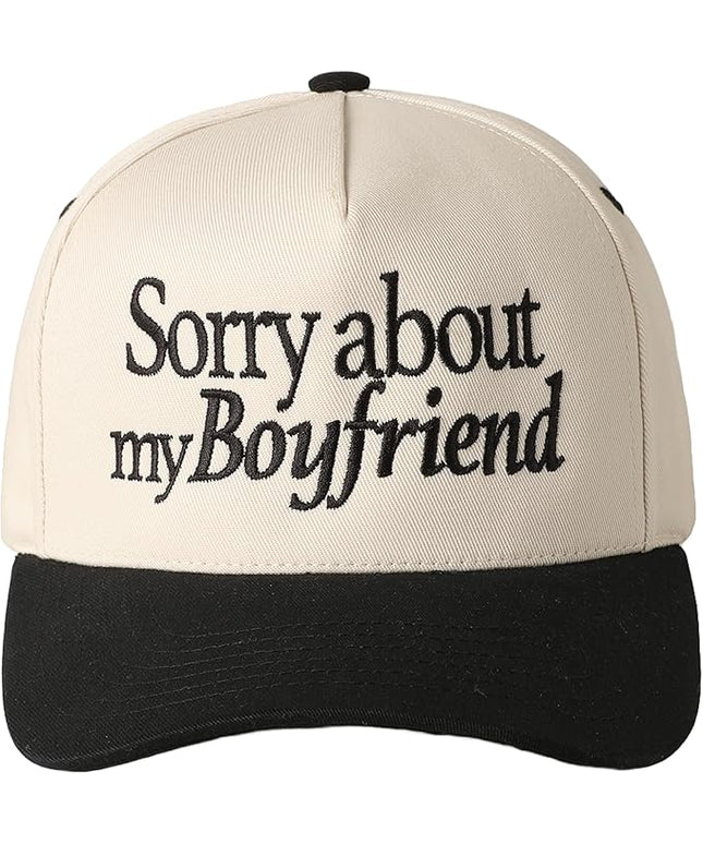 MIRMARU Two-Tone Vintage Canvas Trucker Hats for Men & Women, Adjustable Size Baseball Caps with Trendy Embroidered Design