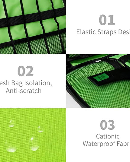 Electronics Organizer Travel Case,Electronic Accessories Storage Bag,Portable Waterproof Cable Organizer Bag,Travel Cord Organizer Bags for Small Charging Cord Storage,SD Card-Green