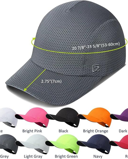 GADIEMKENSD Women's Race Day Running Cap Performance Mesh Hat - Excellent Ventilation, Lightweight, Reflective Safety