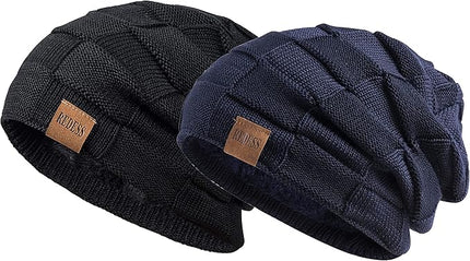 REDESS Beanie Hat for Men and Women Winter Warm Hats Knit Slouchy Thick Skull Cap