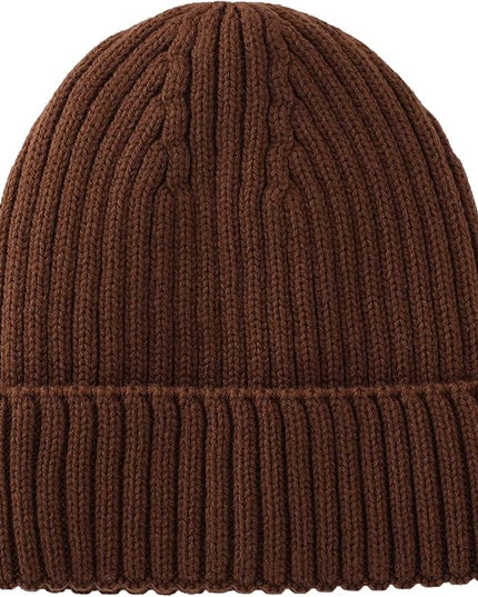 Connectyle Fleece Lined Cuffed Beanie Hat for Men Women Knitted Winter Wool Beanies Skull Cap Warm Watch Hat